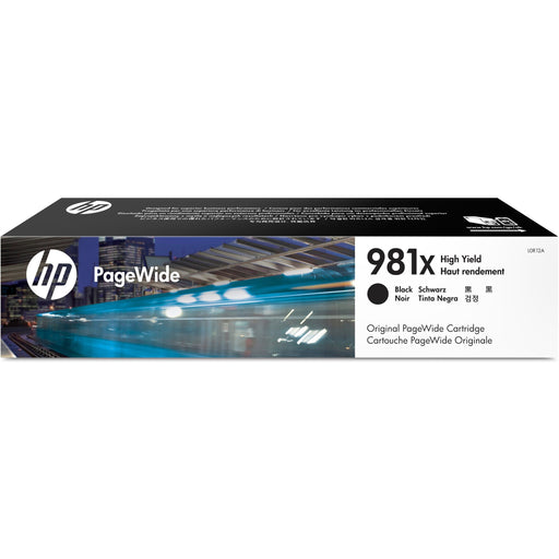 HP 981X (L0R12A) Original High Yield Ink Cartridge - Single Pack - Black - 1 Each