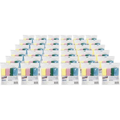 Genuine Joe Color-coded Microfiber Cleaning Cloths