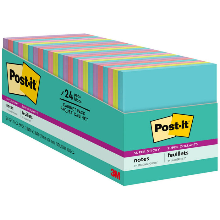 Post-it® Super Sticky Notes - Supernova Neons Color Collection