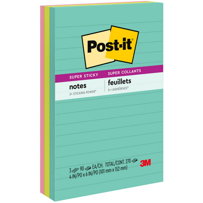 Post-it® Super Sticky Notes - Supernova Neons Color Collection