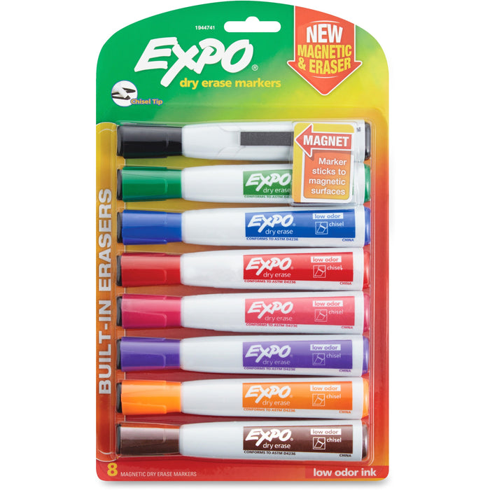 Expo Eraser Cap Magnetic Dry Erase Marker Set