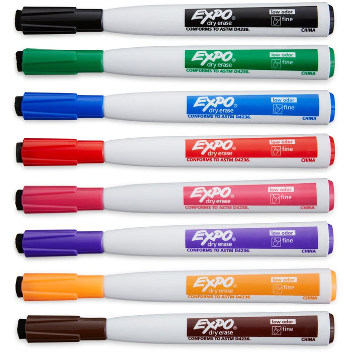 Expo Eraser Cap Fine Magnetic Dry Erase Markers