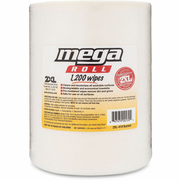 2XL Mega Roll Wipes Refill