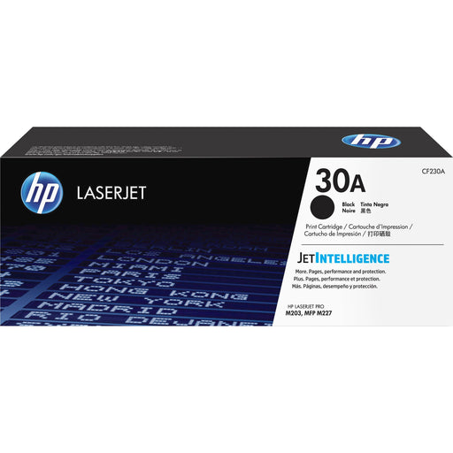 HP 30A (CF230A) Original Laser Toner Cartridge - Single Pack - Black - 1 Each