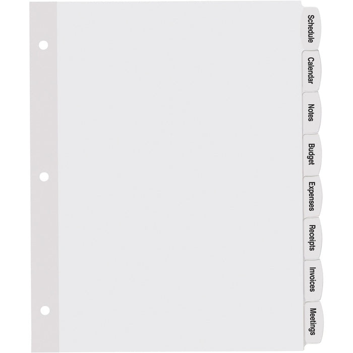 Avery® Big Tab Printable Label Dividers, Easy Peel Labels, 8 Tabs