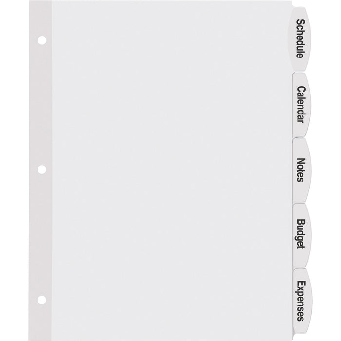 Avery® Big Tab Printable White Label Dividers