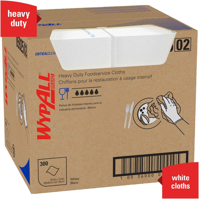 Wypall Critical Clean High Capacity Heavy Duty Foodservice Cloths