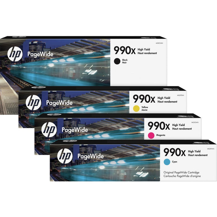 HP 990X (M0K01AN) Original High Yield Inkjet Ink Cartridge - Black - 1 Each