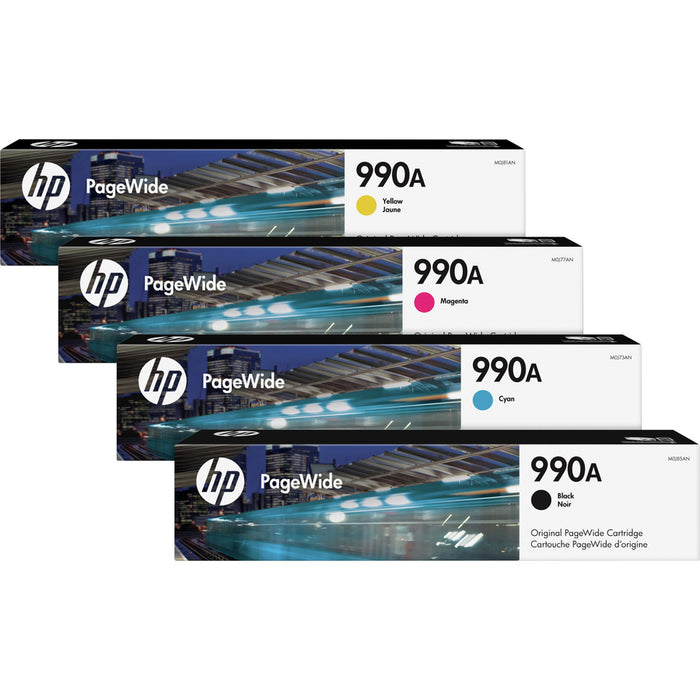 HP 990A (M0J81AN) Original Standard Yield Inkjet Ink Cartridge - Yellow - 1 Each