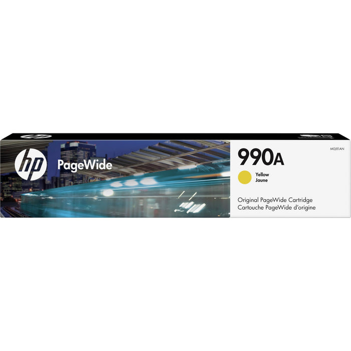 HP 990A (M0J81AN) Original Standard Yield Inkjet Ink Cartridge - Yellow - 1 Each