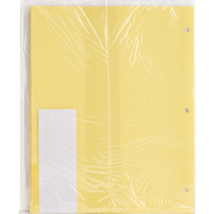 Business Source Buff Stock Ring Binder Indexes