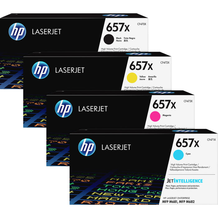 HP 657X (CF473X) Original High Yield Laser Toner Cartridge - Magenta - 1 Each