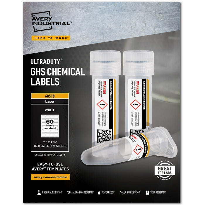 Avery® UltraDuty Chemical Label