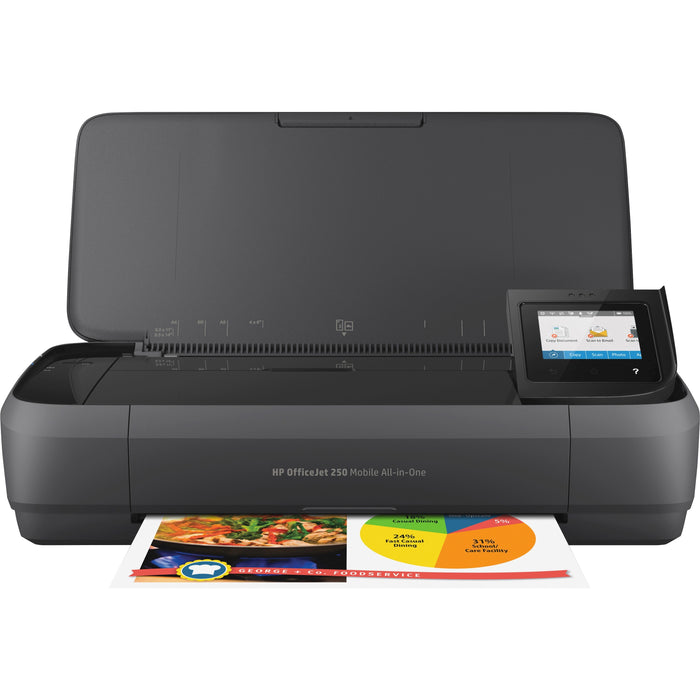 HP Officejet 250 Wireless Inkjet Multifunction Printer - Color