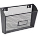 Lorell Black Mesh Wire Wall Pocket