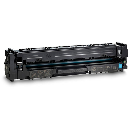 HP 202A (CF501A) Original Standard Yield Laser Toner Cartridge - Cyan - 1 Each