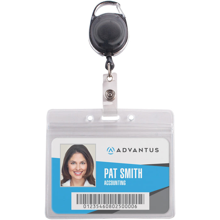 Advantus Badge Reel Holder Combo Pack