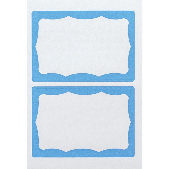 Advantus Color Border Adhesive Name Badges