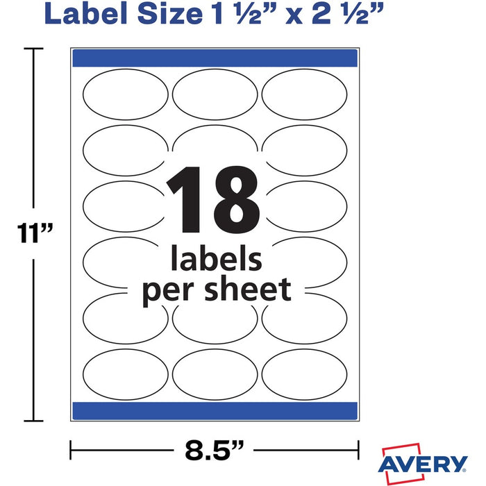 Avery® Sure Feed Glossy Labels