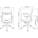 Lorell Mid-Back Chairs with Adjustable Arms