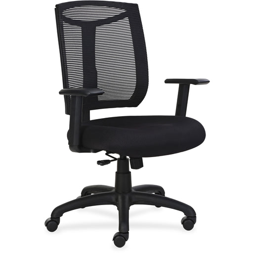 Lorell Air Seating Mesh Back Chair with Air Grid Fabric Seat