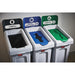 Rubbermaid Commercial Slim Jim Recycling Station