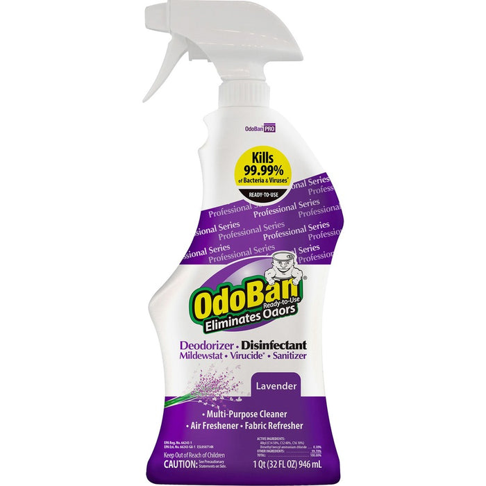 OdoBan Lavender Deodorizer Disinfectant Spray