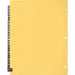 Business Source A-Z Black Leather Tab Index Dividers