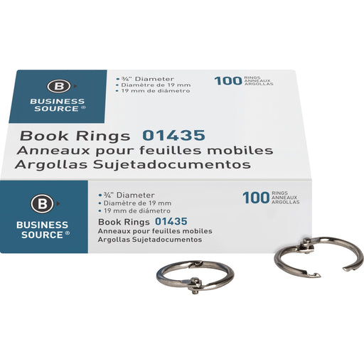 Business Source Standard Book Rings