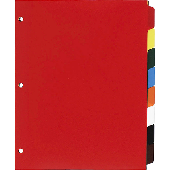 Business Source Plain Tab Color Polyethylene Index Dividers