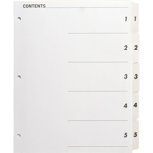 Business Source Table of Content Quick Index Dividers