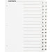 Business Source Table of Content Quick Index Dividers