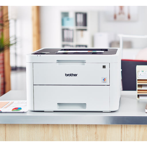 Brother HL-L3230CDW Compact Digital Color Printer Providing Laser Quality Results with Wireless and Duplex Printing