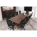 Lorell Prominence Conference Table Slim Base