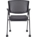 Lorell Plastic Arms/Back Nesting Chair