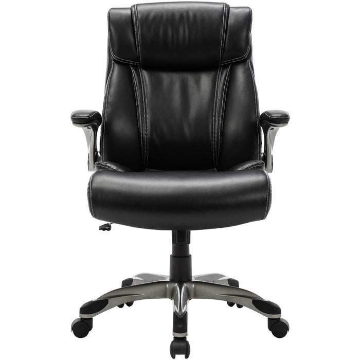SOHO Flip Armrest High-back Leather Chair