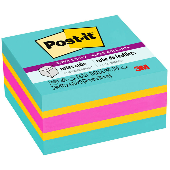 Post-it® Super Sticky Notes Cube