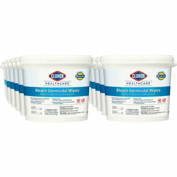 Clorox Healthcare Bleach Germicidal Wipes