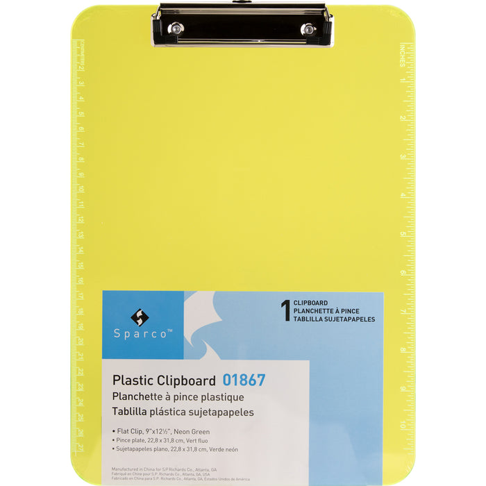 Business Source Flat Clip Clipboard