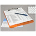 Business Source Transparent Plastic Clipboard