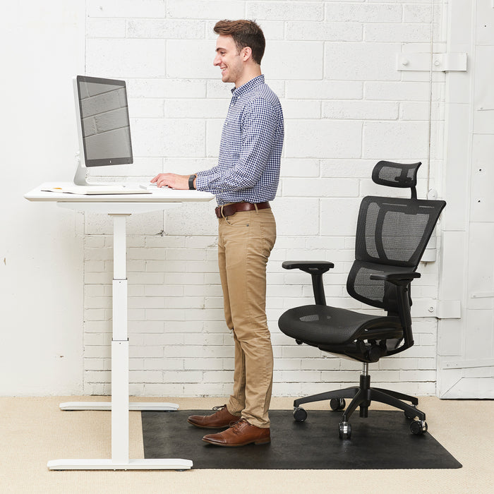 Deflecto Ergonomic Sit-Stand Chair Mat for Multi-surface