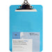 Business Source Spring Clip Plastic Clipboard