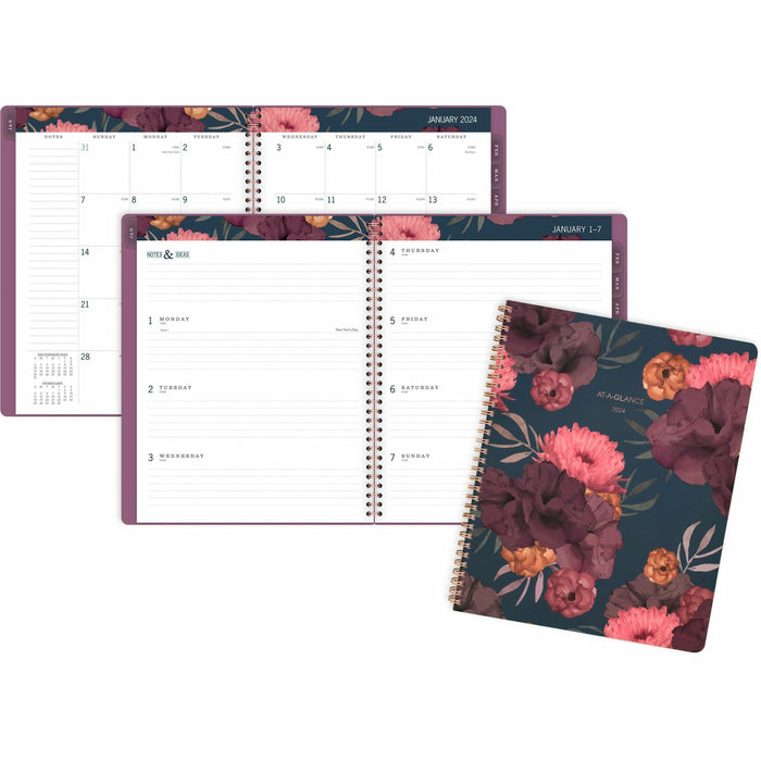 At-A-Glance Dark Romance Weekly/Monthly Planner
