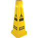 Genuine Joe Bright 4-sided Caution Safety Cone