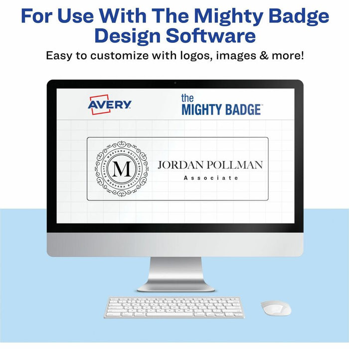 The Mighty Badge® Mighty Badge Professional Reusable Name Badge System