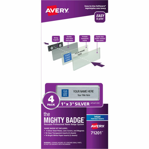 The Mighty Badge® Mighty Badge Professional Reusable Name Badge System