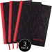 Black n' Red Casebound Hardcover Notebook 3-pack