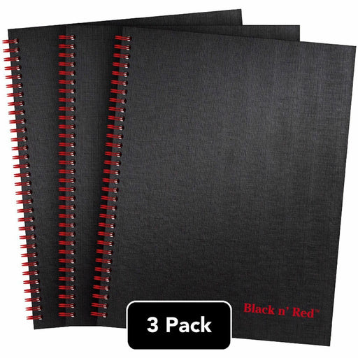 Black n' Red Hardcover Twinwire Business Notebook