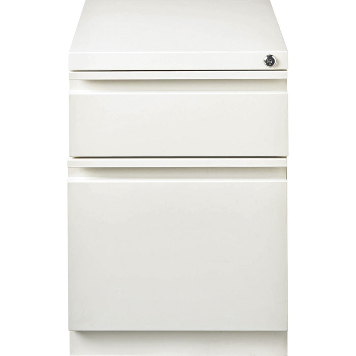 Lorell 20" 2-drawer Box/File Steel Mobile Pedestal