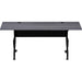 Lorell Charcoal Flip Top Training Table
